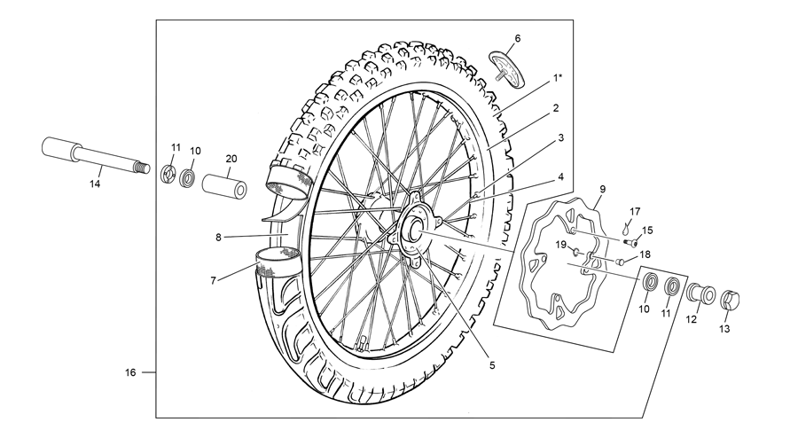 Front wheel